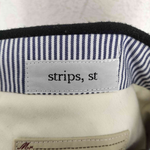 strips st VITALE BARBERIS CANONICO製生地 SUPER100S スラックス domestic メンズ 46