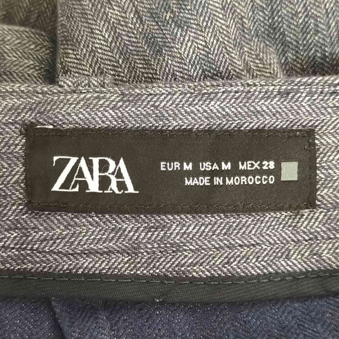 ザラ ZARA Straight Cut Herringbone Trousers ストレート カット ヘリンボーン トラウザーズ レディース M