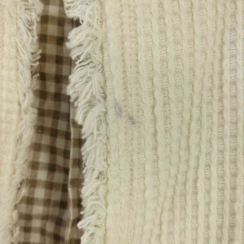 ザラ ZARA ツイード ノーカラージャケット レディース import:S