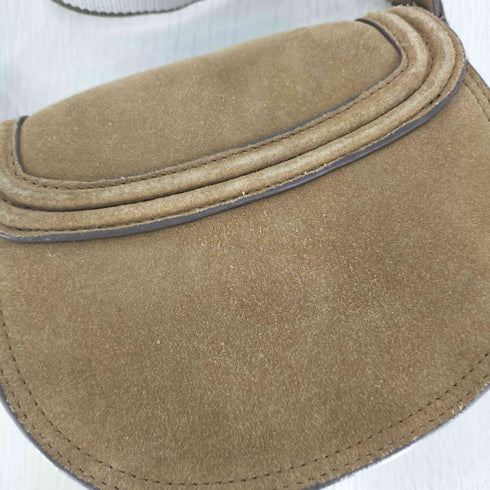 ザラ ZARA OVAL SPLIT SUEDE CROSSBODY BAG オーバル スプリット スウェード クロスボディ バッグ レディース