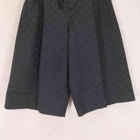 チャールズジェフリーラバーボーイ CHARLES JEFFREY LOVERBOY バックロゴ 総柄ワイドクロップドスラックス 袴パンツ メンズ 30