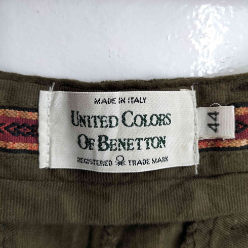 ユナイテッドカラーズオブベネトン UNITED COLORS OF BENETTON 80~90S MADE IN ITALY 太畝コーデュロイ 2タックスラックス メンズ 44