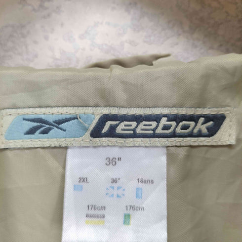 リーボック Reebok 90S~ ロゴ刺繍アノラックパーカー メンズ 2XL