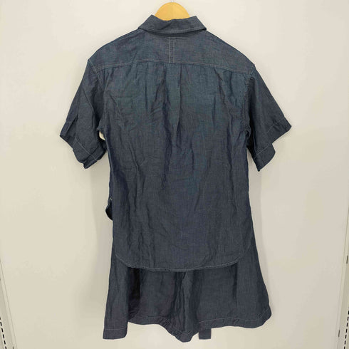 バナナリパブリック BANANA REPUBLIC 24SS Oversized TENCEL™-Linen Popover Shirt シャツ+スカート セットアップ レディース xs