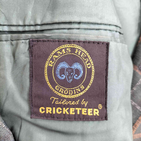 RAMS HEAD CRICKETEER 70S~ チェック柄テーラードジャケット メンズ