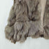 REAL FUR ブルーFOX ファー ジャケット レディース