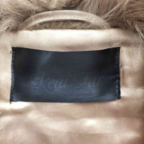 REAL FUR ブルーFOX ファー ジャケット レディース