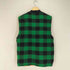 CODET ウール×フリース バッファローチェック ジップベスト MADE IN CANADA メンズ L