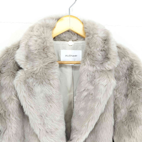 ジルスチュアート JILLSTUART フェイクファーロングコート レディース JPN:M