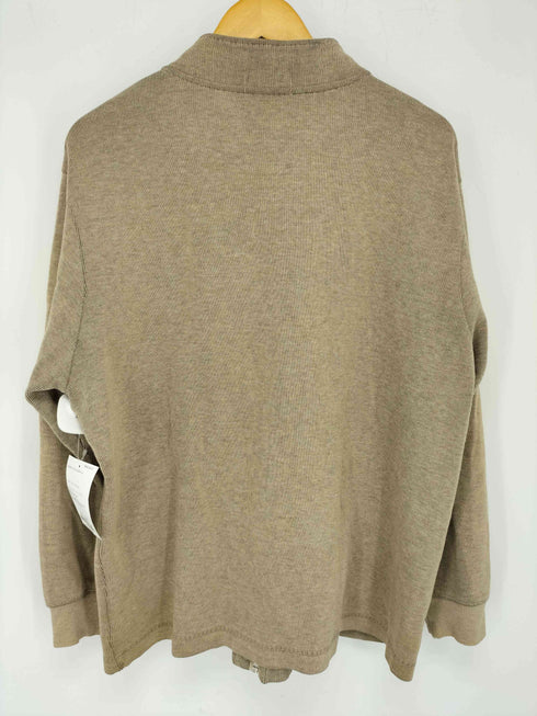 クロコダイル crocodile ジップアップニットセーター メンズ LL