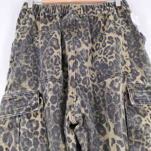 オーワイ OY レオパード ワイド カーゴパンツ メンズ JPN:1