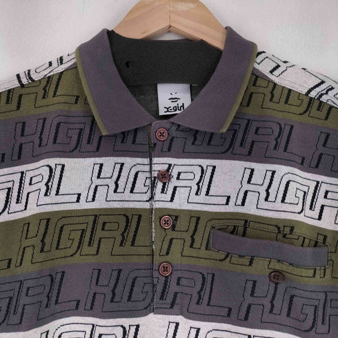 エックスガール X-girl HIGHWAY LOGO BABY POLO SHIRT レディース JPN:S