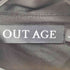OUT AGE ツートーン レタリングプリント シャツ メンズ JPN:L