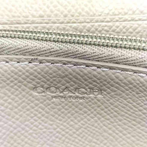 コーチ COACH フロントポケット ロゴプレート長財布 レディース