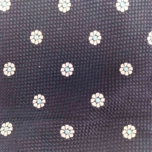 ビームスエフ BEAMS F 花柄刺繍 シルクネクタイ メンズ