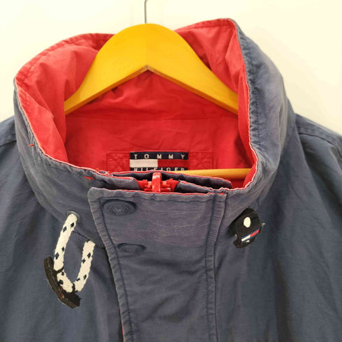 トミーヒルフィガー TOMMY HILFIGER 90S フード収納 リバーシブル マウンテンジャケット メンズ JPN:XL