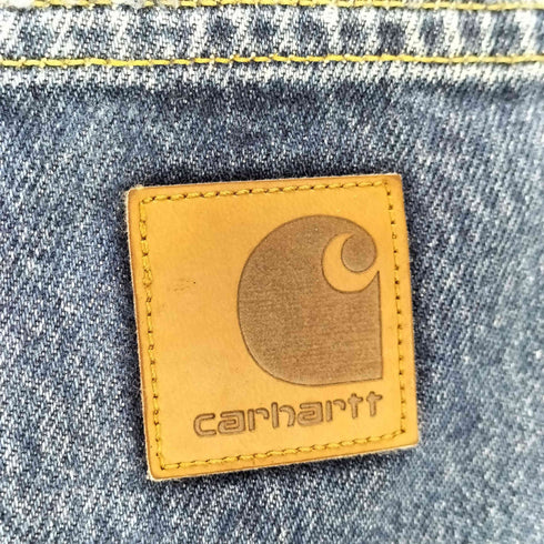 カーハートワークインプログレス Carhartt WIP RIDER PANT 裾裏地チェック柄 デニムパンツ メンズ US:30-31
