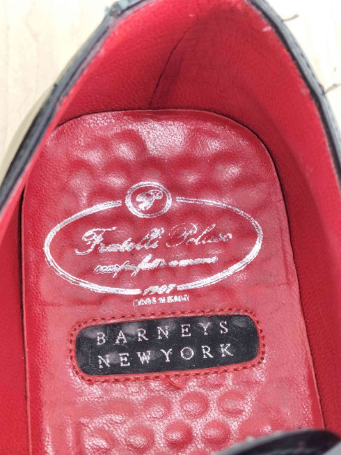 バーニーズニューヨーク BARNEYS NEWYORK エナメル スクエアトゥ メンズ 42.5