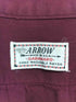 アロー ARROW 50s USA製 レーヨンギャバオープンカラーシャツ ボックス 両フラップ メンズ