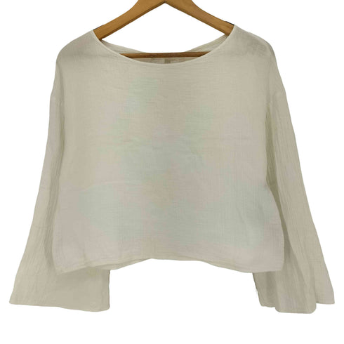 スティーブンアラン Steven Alan COTTON GAUZE CLOPPED BLOUSE レディース