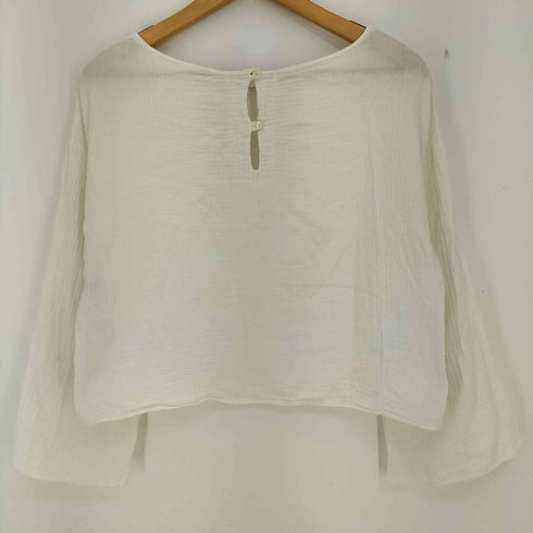 スティーブンアラン Steven Alan COTTON GAUZE CLOPPED BLOUSE レディース