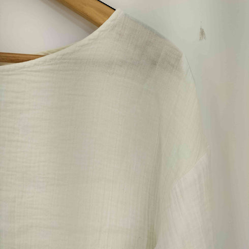 スティーブンアラン Steven Alan COTTON GAUZE CLOPPED BLOUSE レディース