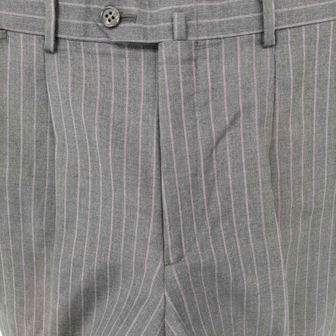エルメネジルドゼニア Ermenegildo Zegna COOL EFFECT タックストライプスラックス メンズ 89