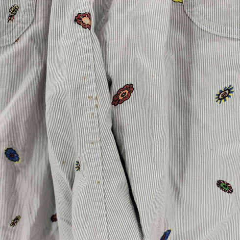 フラボア FRAPBOIS 刺繍総柄レイヤードサルエルパンツ メンズ JPN:0