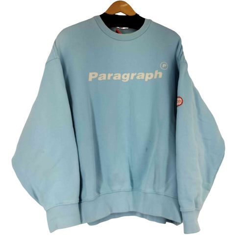 パラグラフ PARAGRAPH ロゴプリント スウェット メンズ