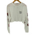 SPELLEDIT アームローズプリント L/S Tシャツ レディース