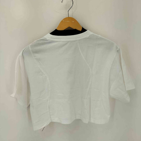 SPELLEDIT クロップド プリントTシャツ レディース