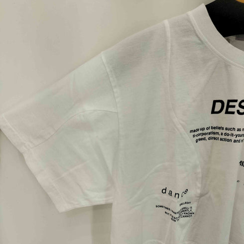 SPELLEDIT クロップド プリントTシャツ レディース