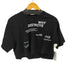 SPELLEDIT クロップド プリントTシャツ レディース