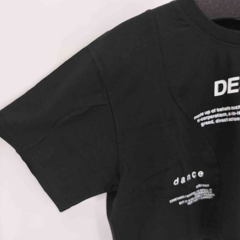 SPELLEDIT クロップド プリントTシャツ レディース