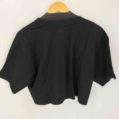 SPELLEDIT クロップド プリントTシャツ レディース