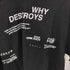 SPELLEDIT クロップド プリントTシャツ レディース