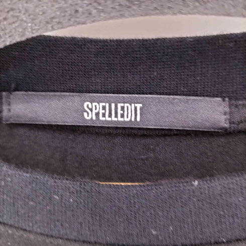 SPELLEDIT クロップド プリントTシャツ レディース