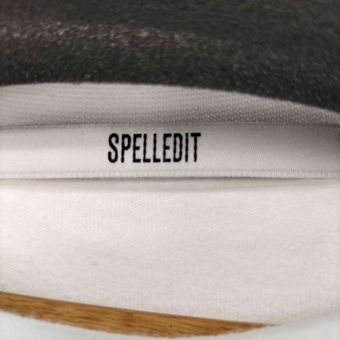 SPELLEDIT クロップド プリントTシャツ レディース
