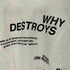 SPELLEDIT クロップド プリントTシャツ レディース