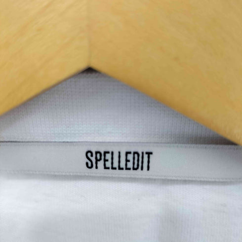 SPELLEDIT クロップド プリントTシャツ レディース