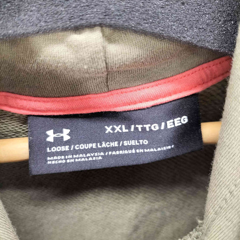 アンダーアーマー UNDER ARMOUR 22SS UAプロジェクトロック ヘビーウエイト テリー スリーブレス フーディー メンズ XXL