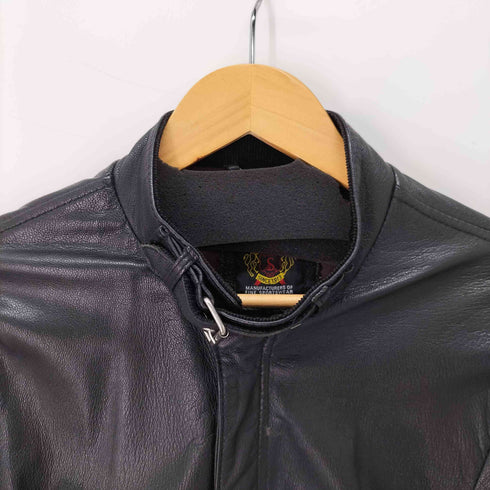 ショット Schott ゴートスキンシングルライダースジャケット メンズ JPN:M
