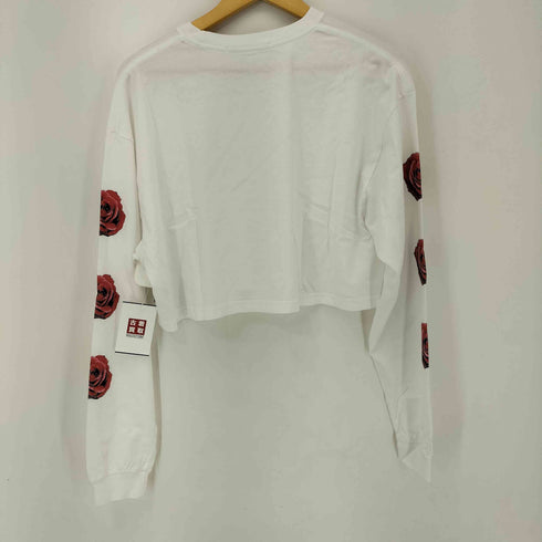 SPELLEDIT アームローズプリント L/S Tシャツ レディース