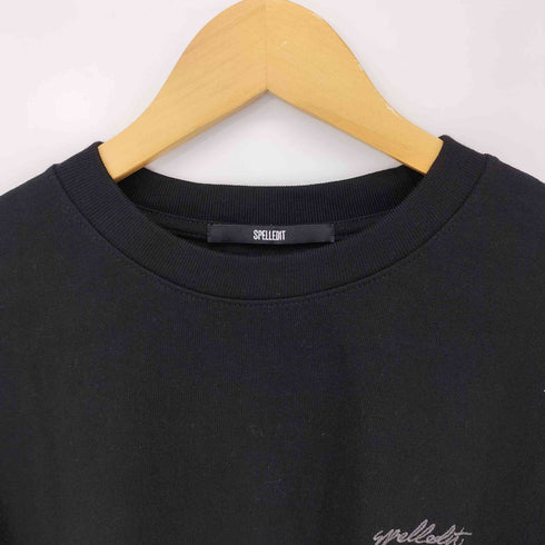 SPELLEDIT ロゴ刺繍 L/S Tシャツ レディース