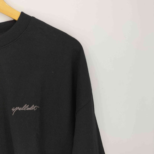 SPELLEDIT ロゴ刺繍 L/S Tシャツ レディース