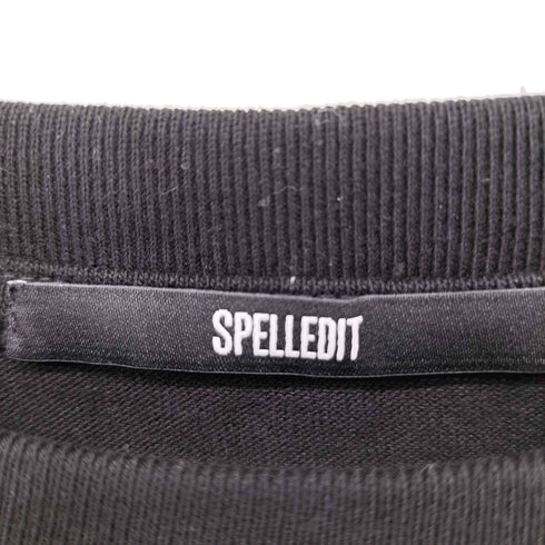 SPELLEDIT ロゴ刺繍 L/S Tシャツ レディース