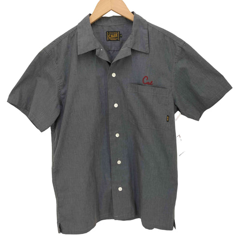 キャリー CALEE チェーンステッチ S/S オープンカラー シャツ メンズ JPN:L