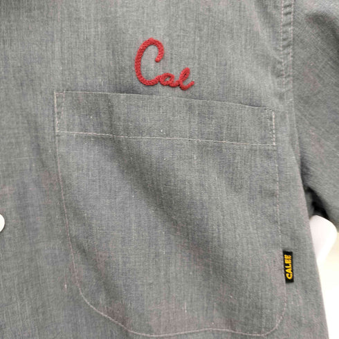 キャリー CALEE チェーンステッチ S/S オープンカラー シャツ メンズ JPN:L