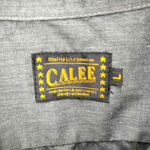 キャリー CALEE チェーンステッチ S/S オープンカラー シャツ メンズ JPN:L