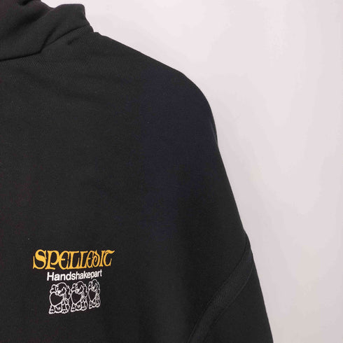 SPELLEDIT バックプリント ジップパーカー レディース